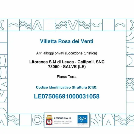 Rosa Dei Venti A Torre Pali